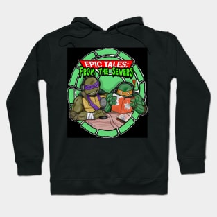 Epic Tales From the Sewers Podcast Logo TMNT Hoodie